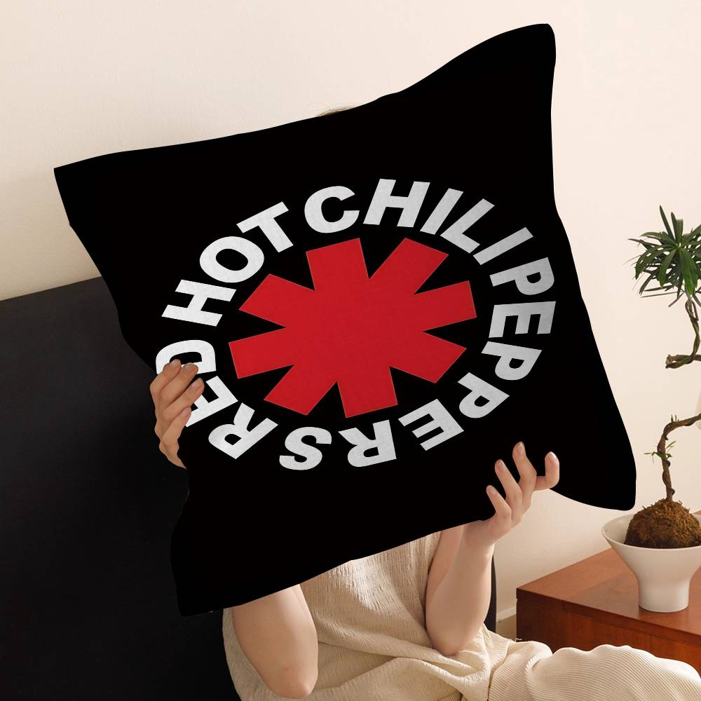 Полоса R-Red Hot C-Chili Peppers Персонализированная Наволочка Детская Спальня Декор для Дикой Вечеринки Наволочка Подарок на День Рождения Ребенка