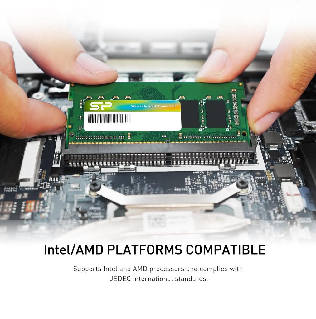 Оперативная память для ноутбука Silicon Power 32 ГБ x 1 шт. 260-контактный CL22 SP032GBSFU320X02 DDR4-3200 (PC4-25600) 1.2V