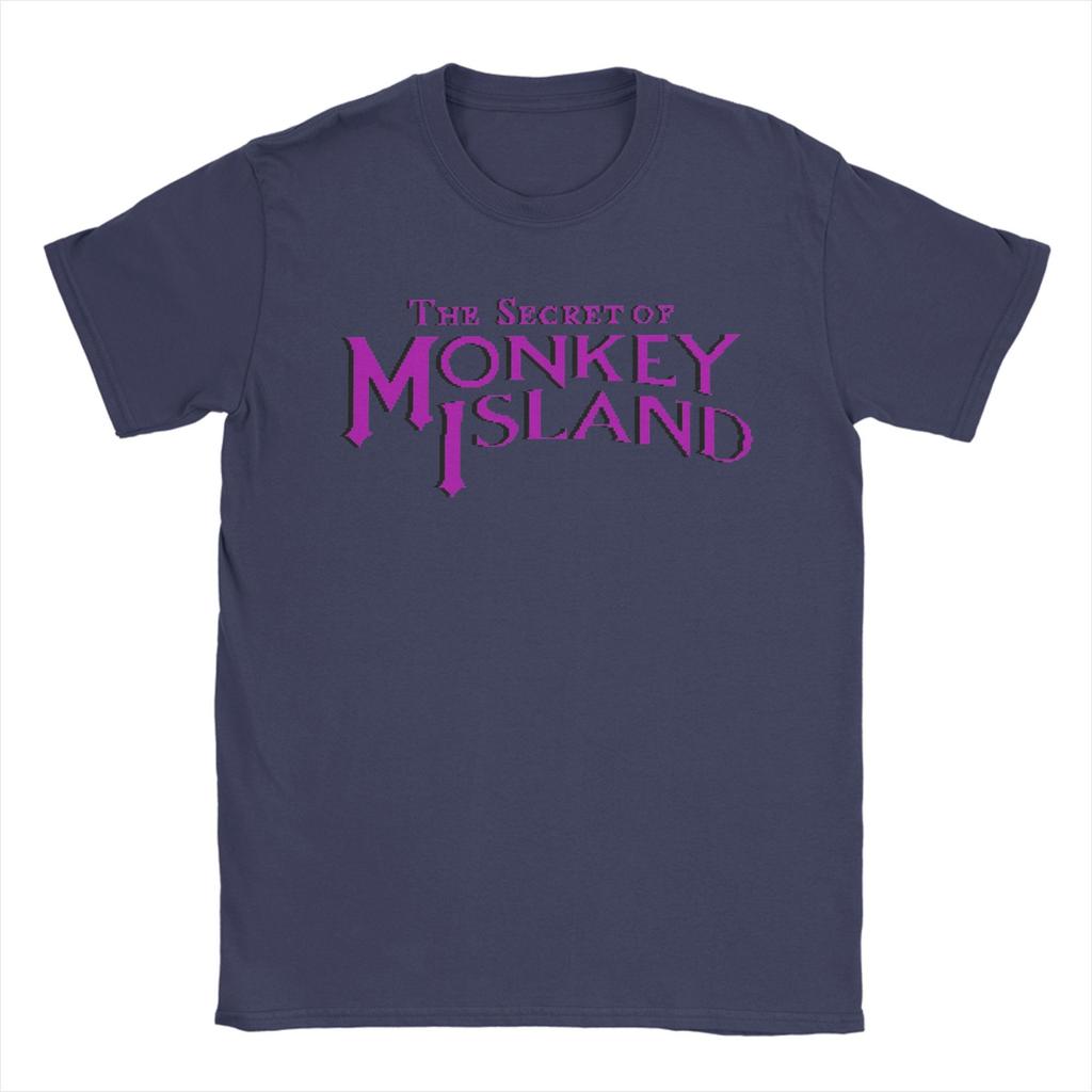Monkey Island Секрет Острова Обезьян Оригинальная Графическая Печать Логотипа Футболка для Мужчин Женщин Хлопок Футболка Одежда