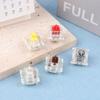 Gateron G Pro V3 3.0 Pro Switch 3Pin для механической клавиатуры с предварительной смазкой RGB линейный тактильный белый желтый красный серебристый коричневый Mx Axis