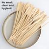 100 шт. деревянных шпажек 6 дюймов, прочные коктейльные шпажки для закусок, плоские палочки для еды на вечеринке, барбекю, фруктов, сыра, досок для колбасных изделий, аксессуары