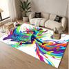 Soccer Theme Soft Crystal Velvet Rug Custom Name & Text Print Non Slip Floor Rug for Bedroom Living Room