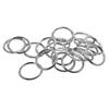 40 шт., 20 мм, нержавеющая сталь 304, разрезные брелоки для ключей, брелки для собак, поводок своими руками
