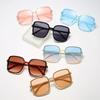 Fashion Design Women's Sunglasses Luxury Ocean Lens Sun Glasses Unisex Travel Outdoor UV400 Eyewear New Square Frame Shades