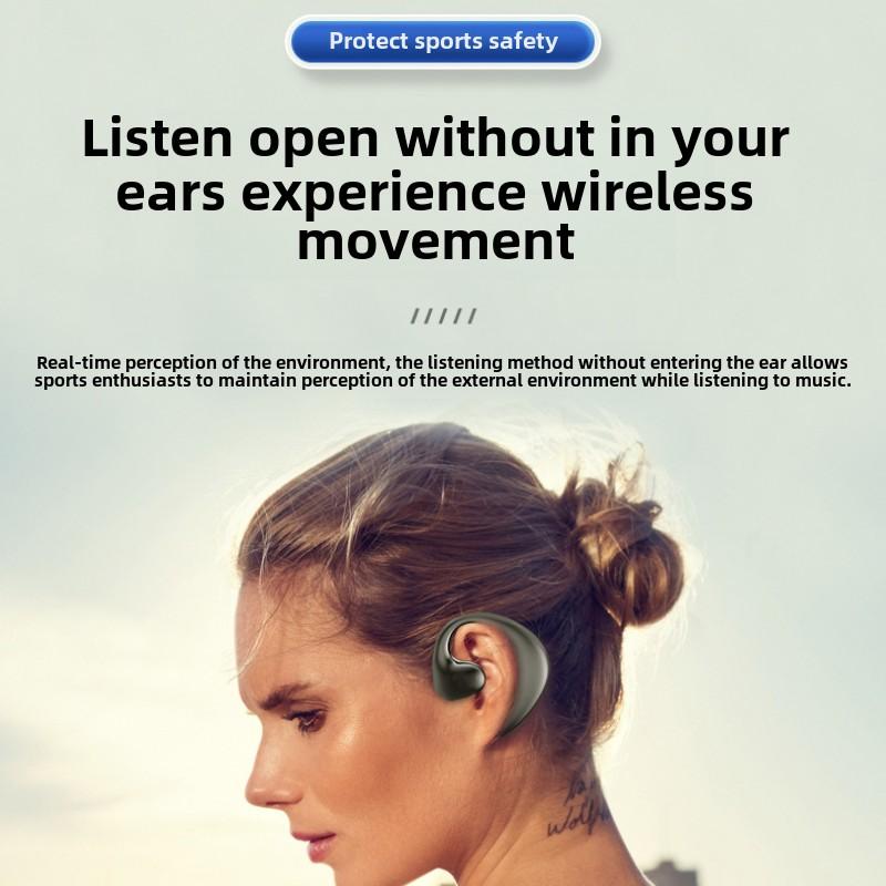 New Bluetooth Headphones with Digital Display Wireless Running Headphones Long Endurance Painless Wear