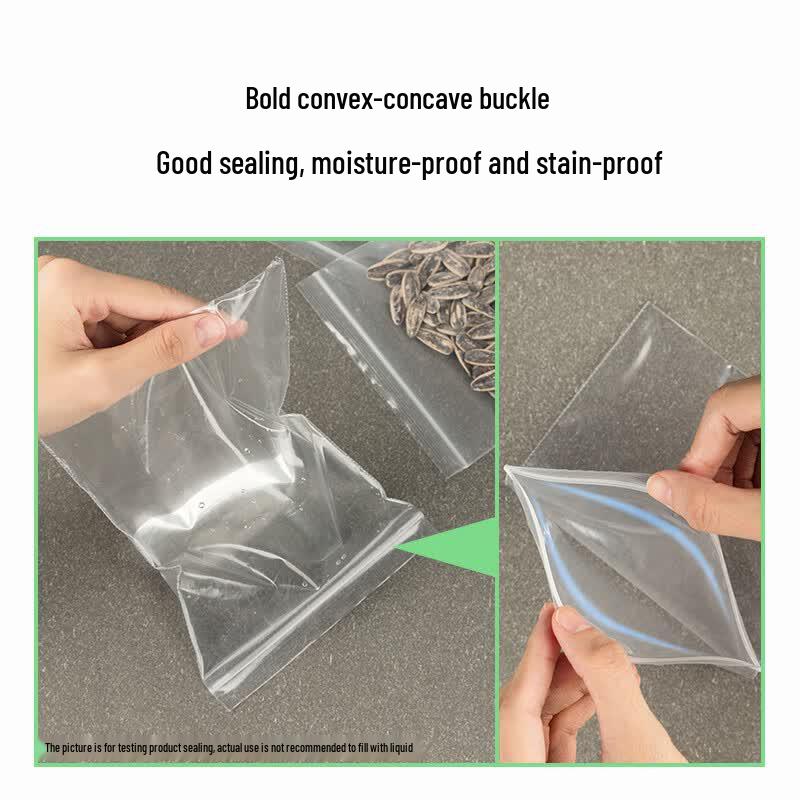 Deli Self-Sealing Ziplock Bags, 14x19cm