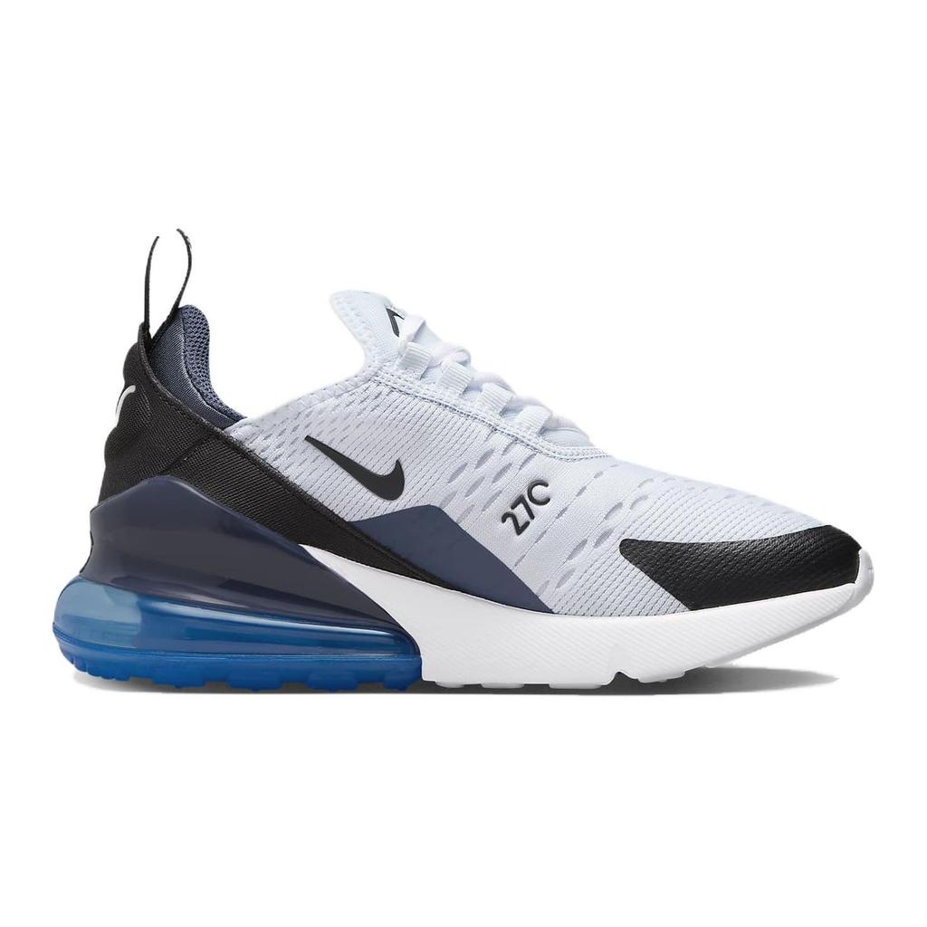 Nike Air Max 270 GS Football Grey Thunder Blue Kids Sneakers Photo-Blue Black 943345-033