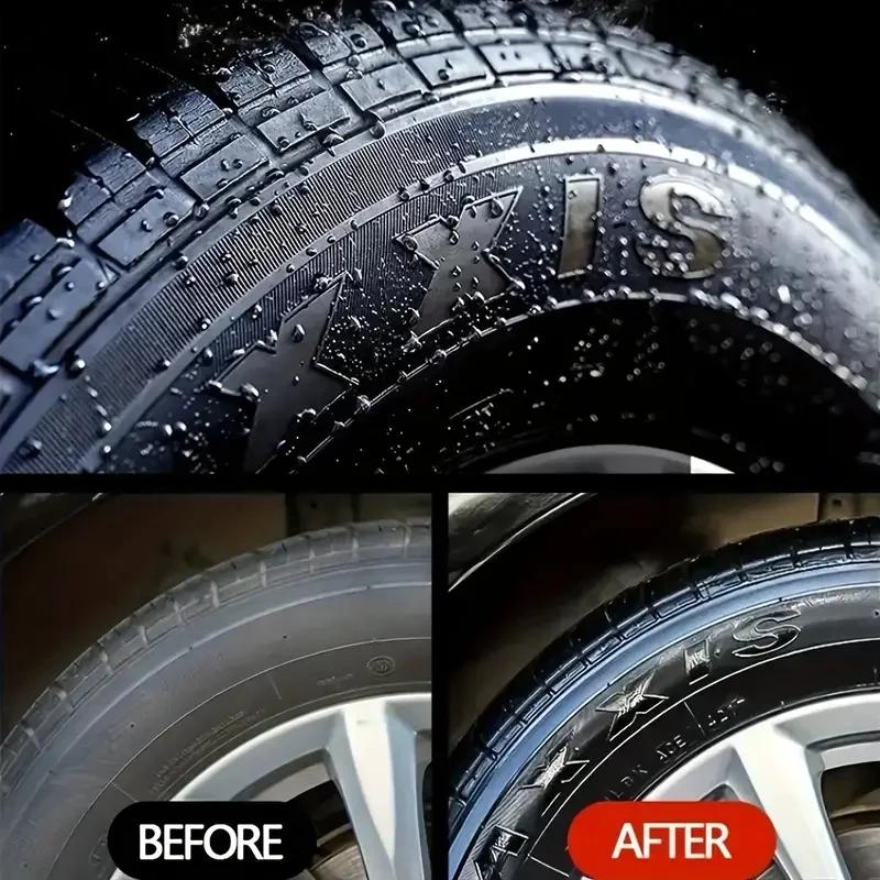 Car repair kit: anti-aging whitening cream for plastic parts, tire gloss and synthetic leather seat care cream Accessories