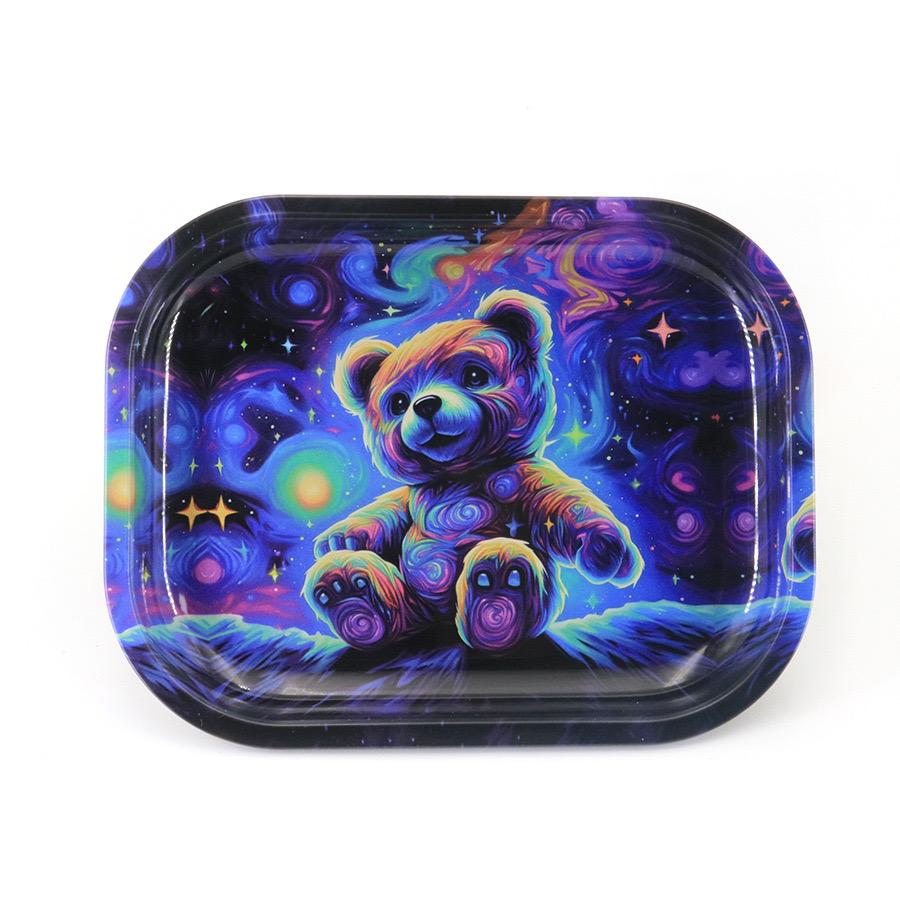 Кейс для хранения Поднос Металлический Поднос для скручивания 18x14см Контейнер из луженой стали Аксессуары для курения сигар