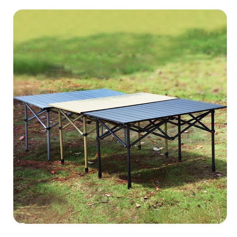 OEING Adjustable Camping Picnic Roll-Up Table