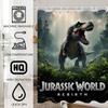 Movie Jurassic Park Dinosaur World Modern Simple Shower Curtain Bathroom Decorative Polyster Shower Curtain with Hook