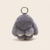 Плюшевый Причудливый Брелок из Кроличьего Меха Красочный Кролик Подарочный Аксессуар Для Стильных Девушек