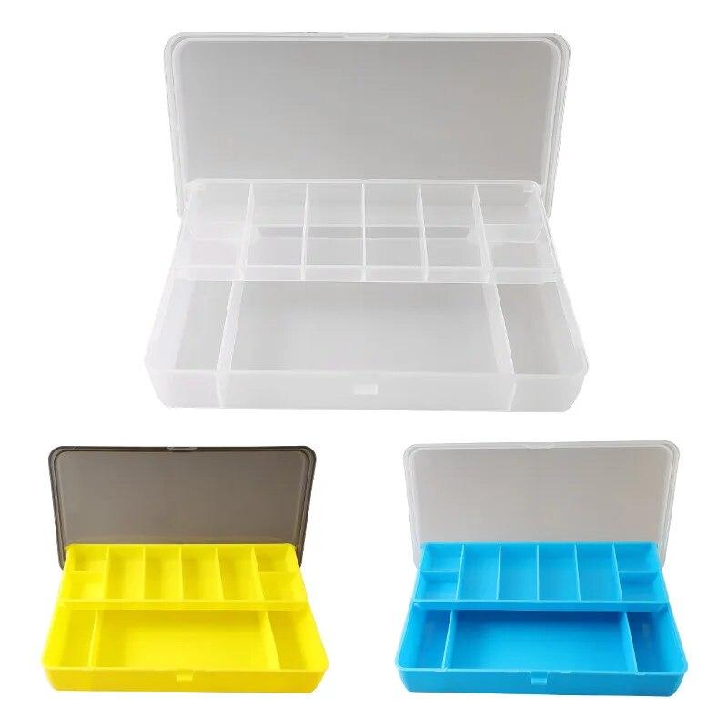 TAIYU Портативный ящик для рыболовных снастей 11 отделений Двухъярусный кейс для хранения Аксессуары для карповой рыбалки Коробка для инструментов для приманок и крючков Мягкая приманка