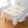 Dining Table Mat Waterproof Oil-proof Nordic Pvc Tableware Mat Coffee Table Cloth Disposable Rectangular Household Tablecloth