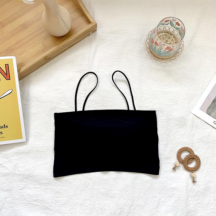 Майка Ice Silk Anti-Exposure с нагрудными вкладышами для женщин – идеальная летняя верхняя и нижняя одежда