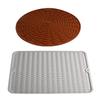 Silicone Placemat: Waterproof, Heat-Resistant Drain Pad & Table Mat for Air Fryer, Glass, Tableware