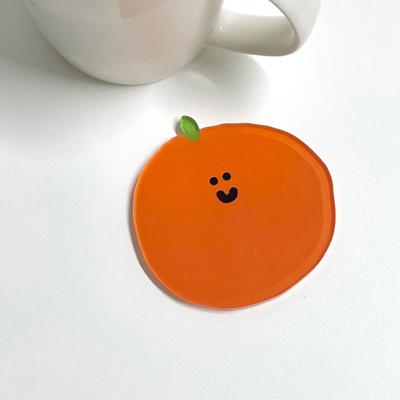 Подставки под стаканы с рисунком из акрила Термостойкие подставки под чашки для кофейных напитков Многоразовые подставки под приборы для дома, кухни, бара, ресторана Противоскользящая подкладка под миску