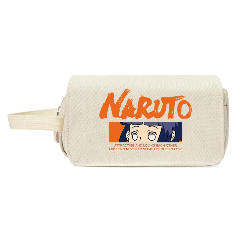 Naruto Edition Japanese-Style Pencil Case for Students, Large Capacity, Anime Design