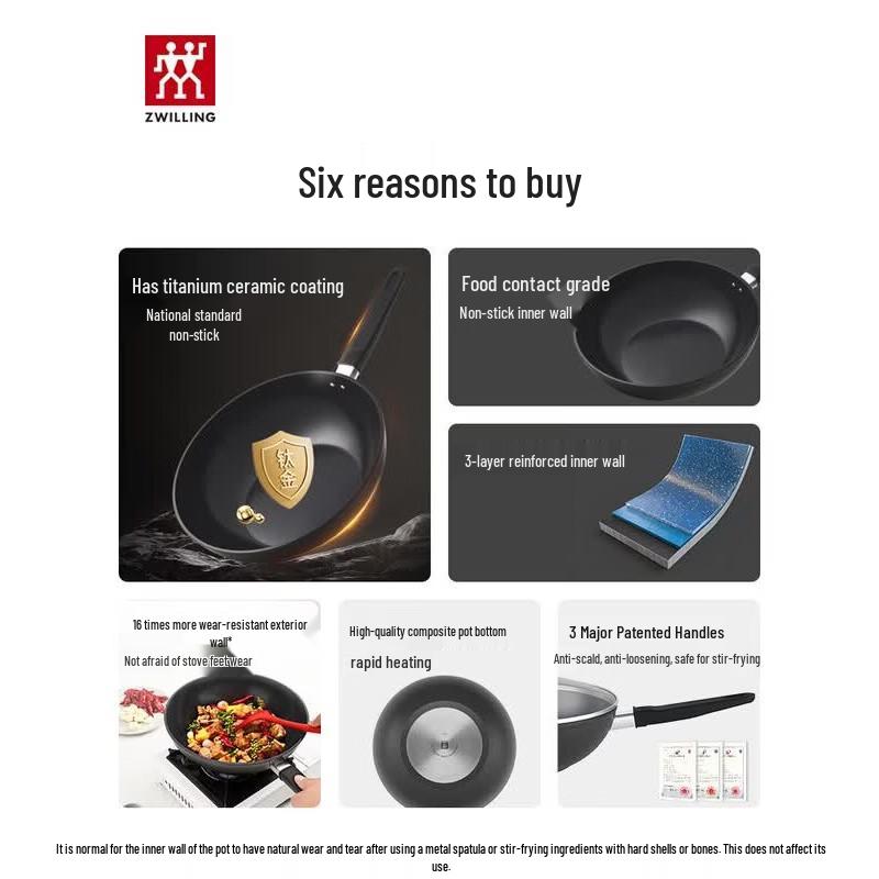 Zwilling Motion Plus 30cm Non-stick Wok