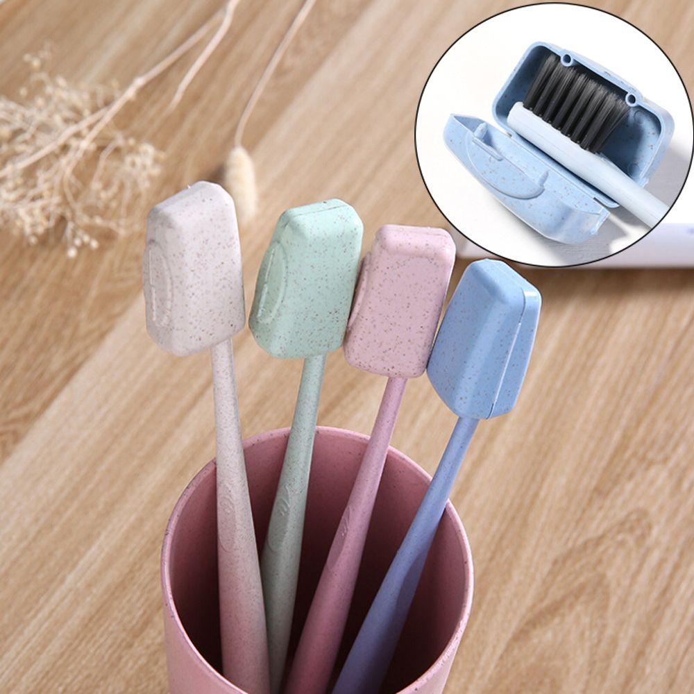 Portable Dustproof Travel Holder Bathroom Toothbrush Cover Brush Cap Toothbrush Head Storage Box
