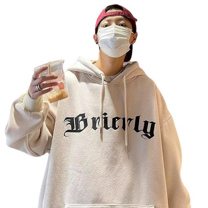 Мужская модная свободная толстовка с капюшоном - универсальная куртка на весну/осень