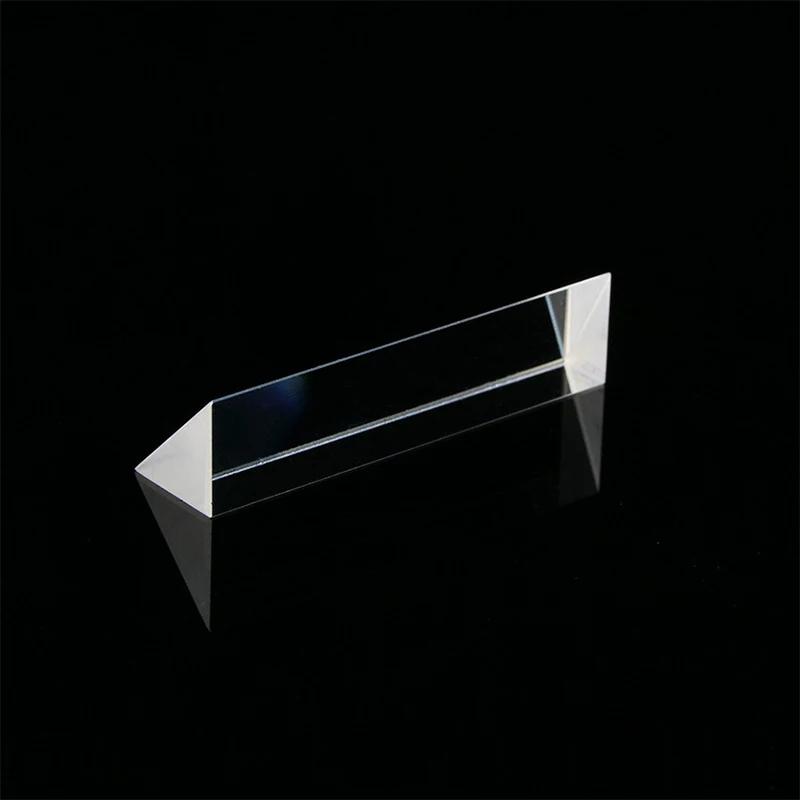 Triangular Prism K9 Optical Prisms Glass Physics Teaching Refracted Light Spectrum Rainbow Children Students Physical Prism