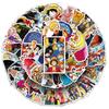 10/30/50 шт. Классические аниме Наклейки One Piece Крутые Мультяшные Люффи Эйс Наклейки Шлем Ноутбук Телефон Гитара Наклейка Украшение Игрушки