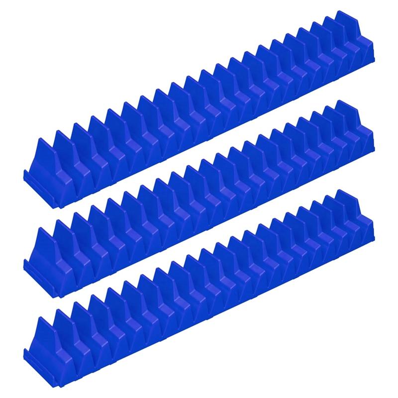 3 шт. Магнитный органайзер для ключей, простая установка, портативная полка для хранения инструментов, держатель гаечного ключа для хранения в ящике для инструментов