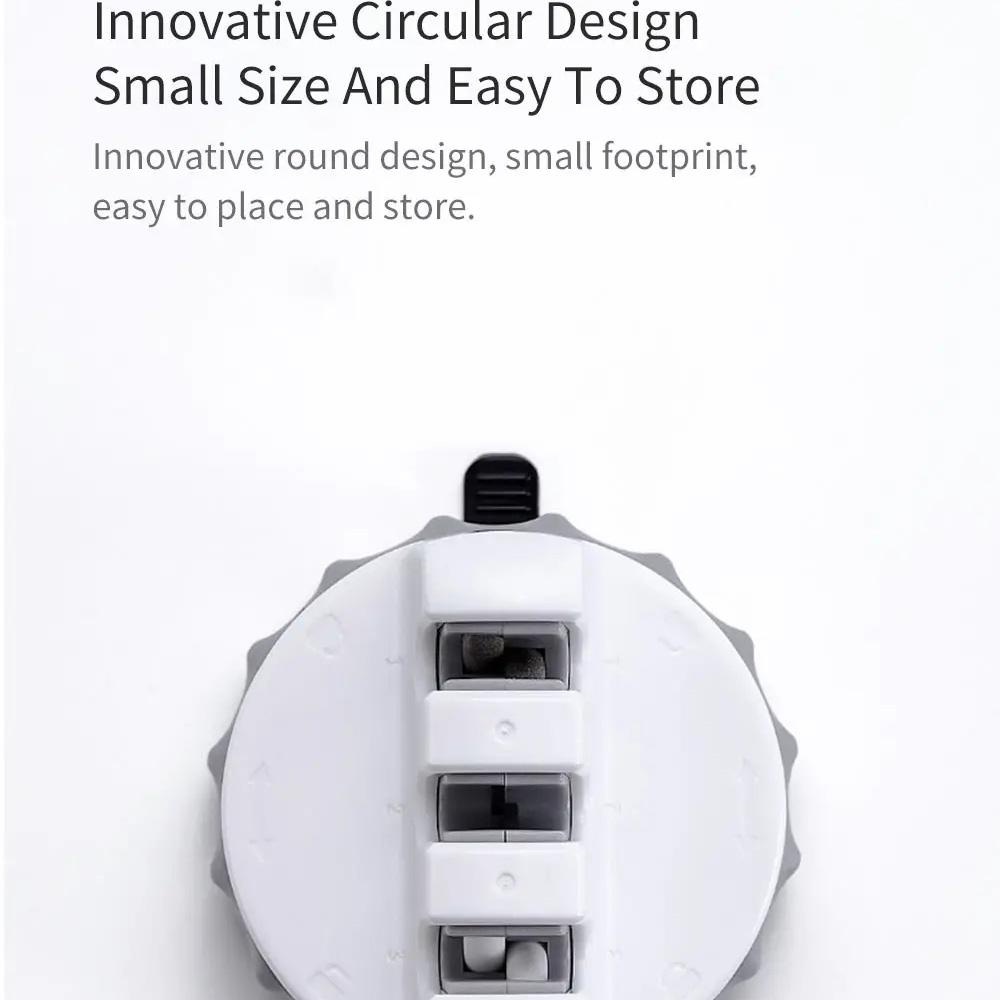 Xiaomi HUOOU мини-точилка для ножей, фиксируемый точильный камень, тройное колесо, точильный камень, точилки, портативный инструмент для заточки