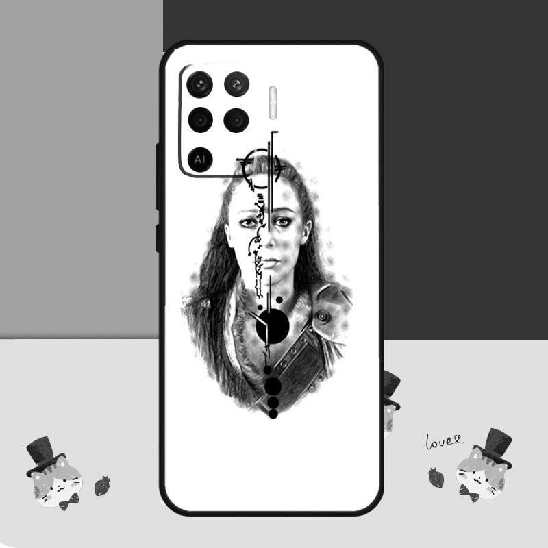 Heda Lexa Чехол для телефона The 100 для Oppo A76 A96 A16 A60 A98 A58 A78 A18 A38 A80 A40 A77 A57 A17 A74 A54 A94 A15 A5 Pro
