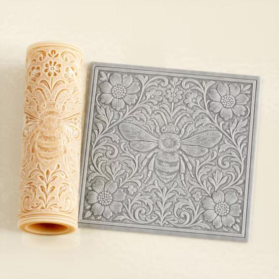 1/4 шт. Глиняный ролик Форма для тиснения Высокоточный резной узорный ролик Лунный дизайн Инструмент для керамики