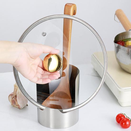 Stainless Steel Spoon Rest, Kitchen Utensil Holder for Ladle Spatula Chopsticks, Buffet Serving Spatula Tray