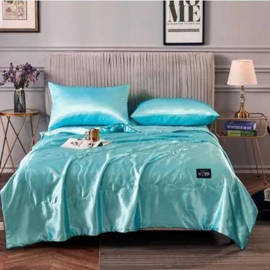 Новое высококачественное шелковое летнее одеяло Мягкое и удобное Высококлассное кондиционер Однотонное летнее тонкое одеяло