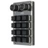 Mini Keypad 1 Handed Mechanical Keyboard Wired USB Programmable Macro 12 Key 2 Knob RGB Light Blue