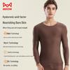 MaoRen Men's Ultra-Thin Thermal Underwear Set with Hyaluronic Acid