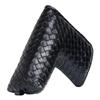 Mytag Putter Cover Pin Type Head Cover Pin Type Blade Putter Cover Magnetic Closure Blade Type Black Braided Design