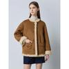 Cc Collect. Women Shearling Suede Mustang Jacket C254psj161