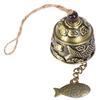 1 Pcs Blessing Bell Fish Feng Shui Good Luck Fortune Hanging Wind Chime