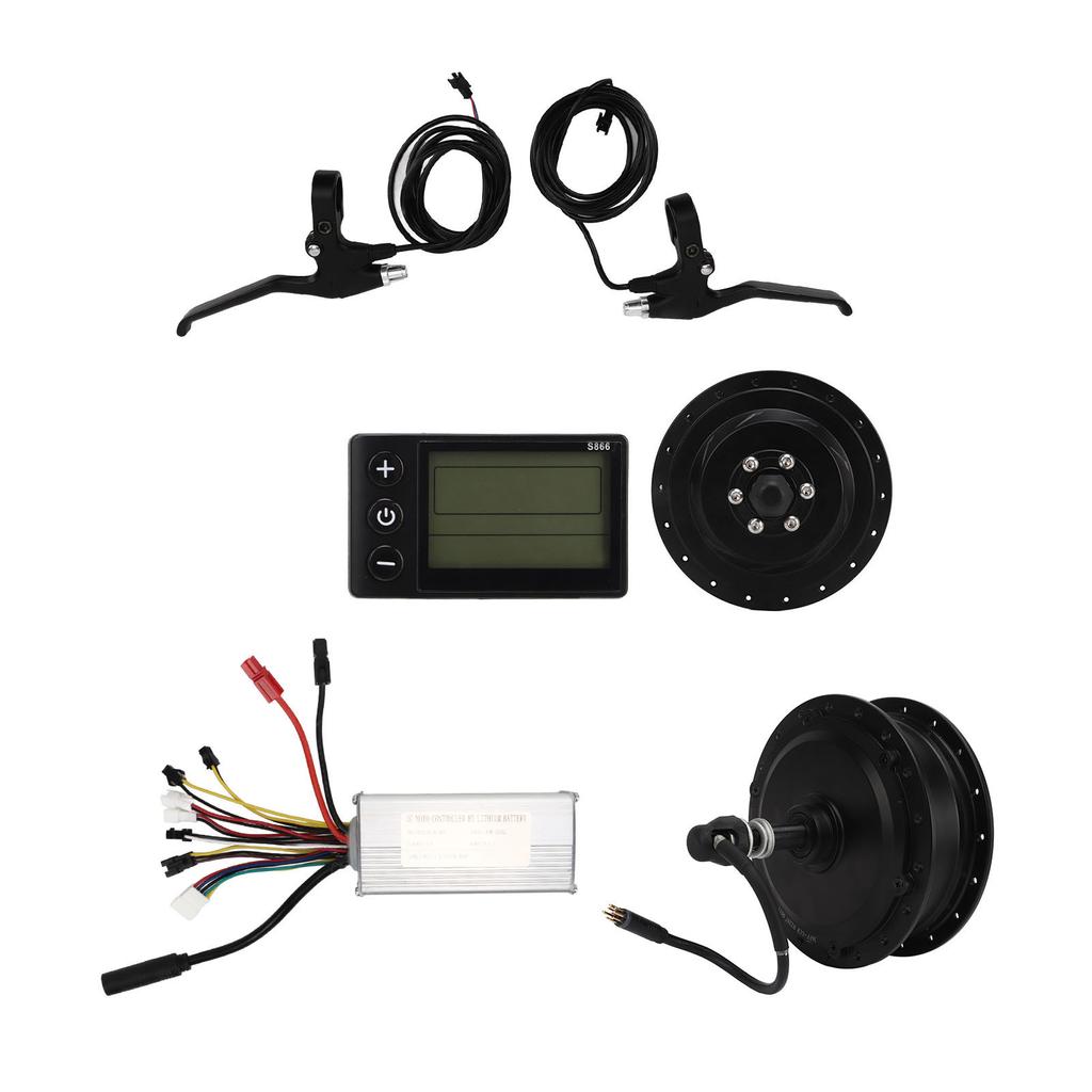 Комплект для переоборудования электровелосипеда 36 В 500 Вт Задний привод Комплект для переоборудования для DIY электровелосипеда Электросамокат Складные велосипеды