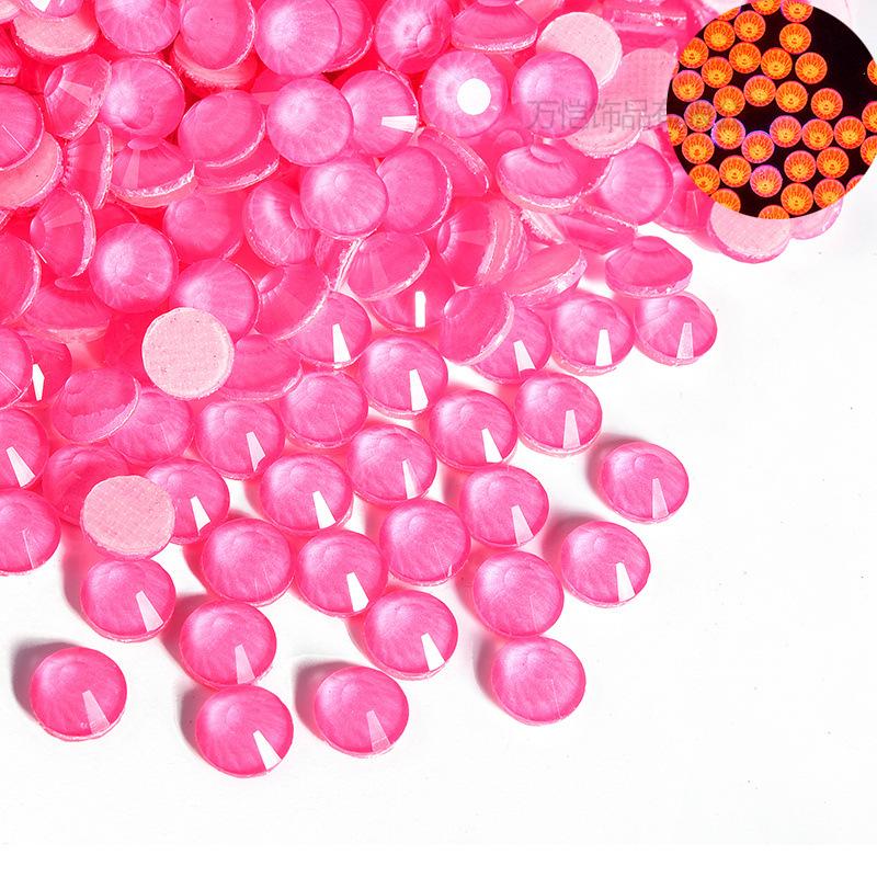 Крупная упаковка Единообразная имитация стекла Австрийский горячий бриллиант, Дно с термоклеем Сделай сам Одежда Обувь и Головные уборы Ювелирные изделия Стразы