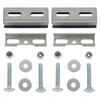 2 упаковки комплектов крепления багажника на крышу подходят для Fiat Ducato Peugeot Boxer Citroen Relay Нержавеющая сталь Кронштейны для крепления на рейлинги крыши лодки фургона