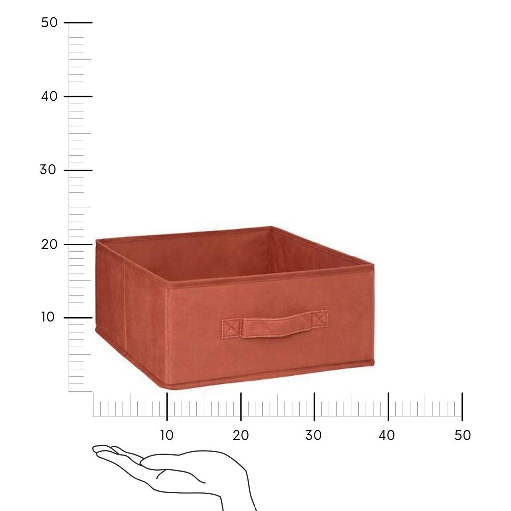 Shelf box 31x15cm Velvet red