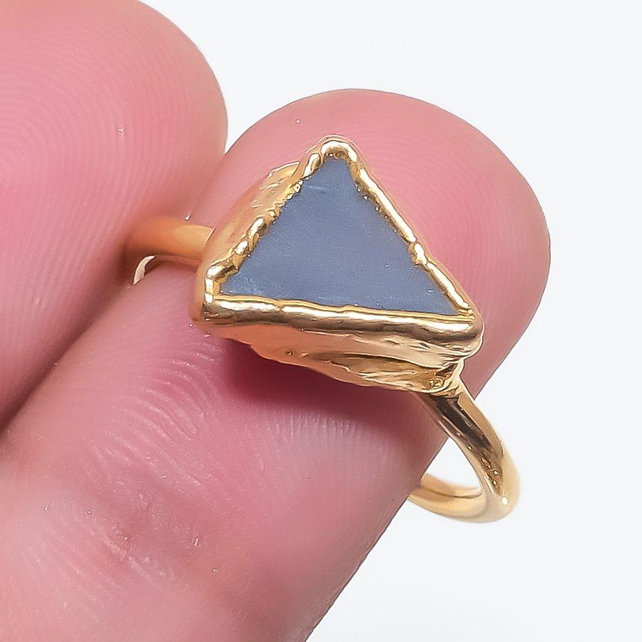 Botswana Agate Gemstone Handmade 925 Sterling Silver Jewelry Ring Size 7 KJ-1374