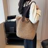 Women Shouder Bag Bohemian Straw Handbag Summer Beach Woven Underarm Bag Large Casual Knitted Bag Crochet Tote Bag