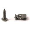 20/40/60Pcs Anti Rust U-Type Fastener Clips Iron Metal Screw Clips  Car Accessories