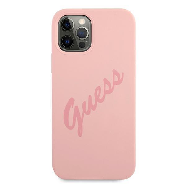 Guess Guhcp12Llsvspi Iphone 12 Pro Max6,7 Różowy/Pink Hardcase Script Vintage