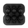 Skull Ice Cube Mold 6-Cavity Silicone Ice Tray for Whiskey Cocktails Food-Grade Flexible Ice Maker for Halloween Parties
