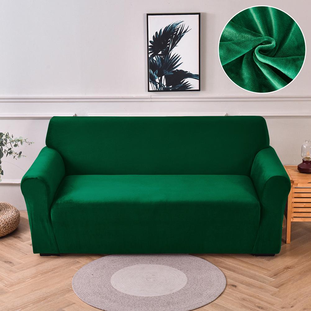 Ультрамягкий чехол для дивана из бархата Silver Fox Velvet с высокой эластичностью