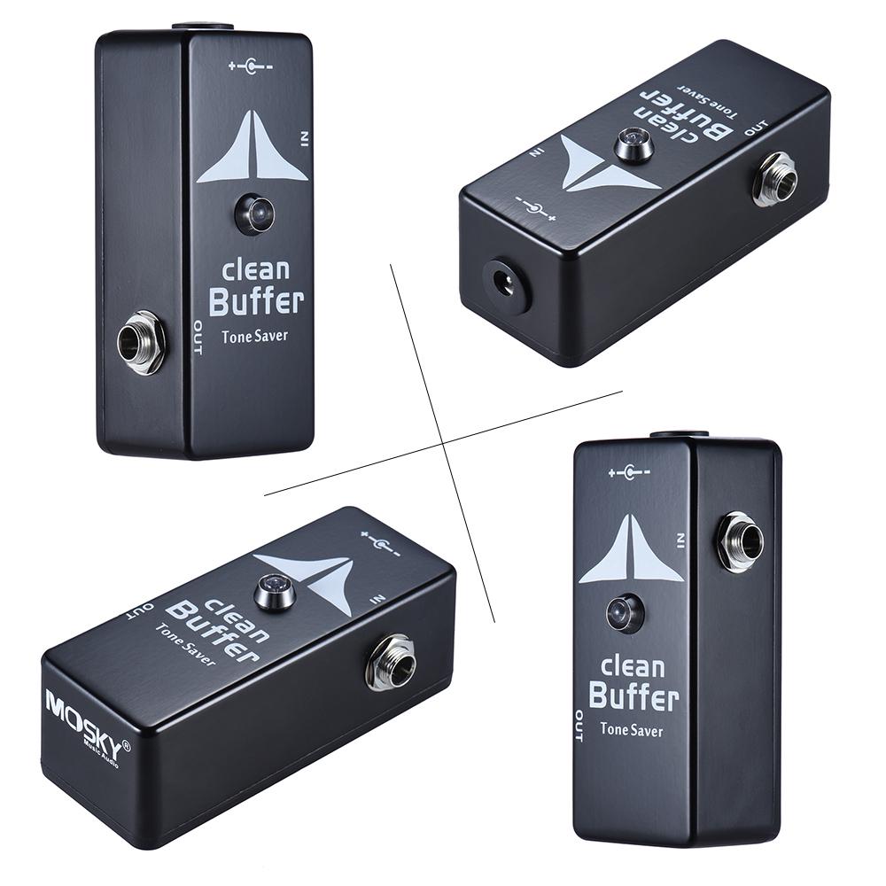 Мини-чистый буфер, педаль эффектов для гитары, экономия тона, корпус из цинк-алюминиевого сплава