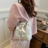 Stylish Korean Bucket Bag 2024 Summer Trendy Chic Sweet Bow Tie Design For Women
